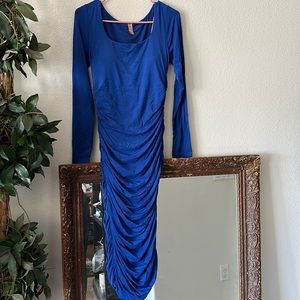 Shapellx blue bodycon dress L